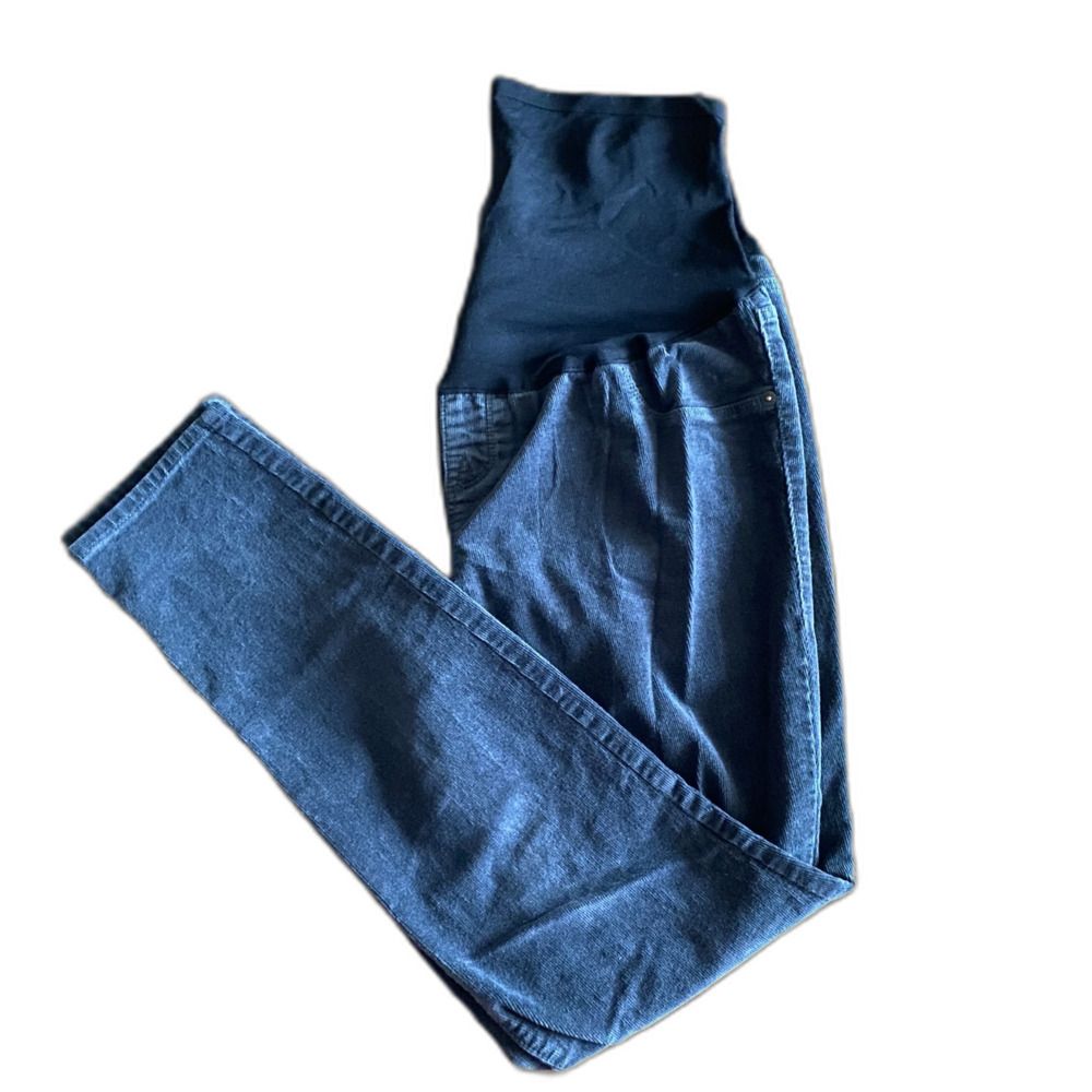 Old Navy Full Panel Maternity Corduroy Pants Women's 8